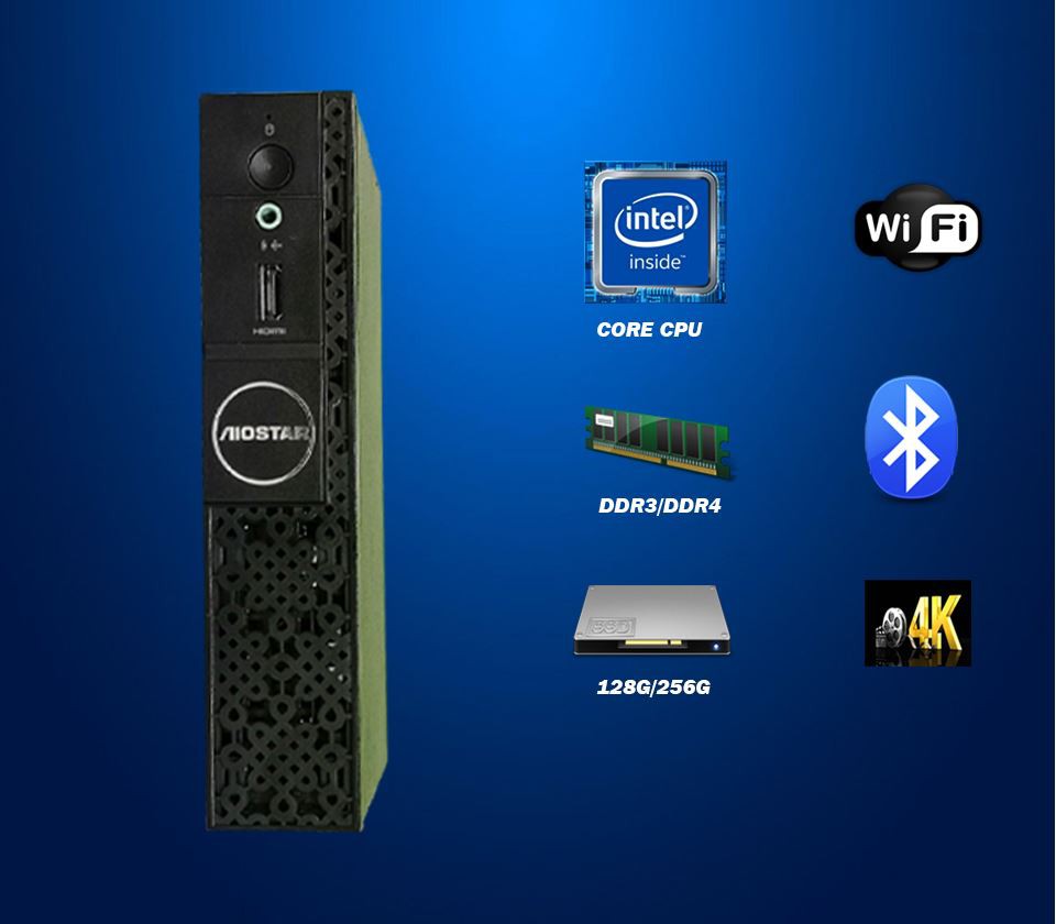 Super Mini Desktop Computer Core 6Gen 8Gen CPU