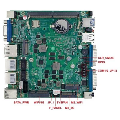 ITX D5 N100 N97 bundkort 12 × 12 bundkort